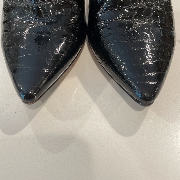 Jimmy Choo Patent Leather Ankle Boots - Picture 5 of 12